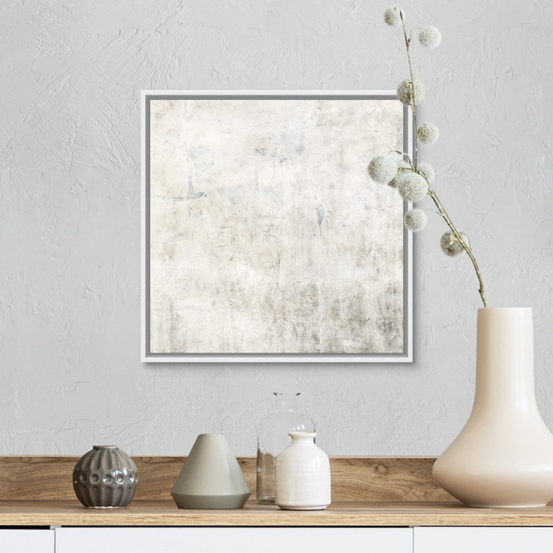«Day After Yard» par Tyson Estes - reproduction d'art sur toile, H 14 po x l 14 po x P 1,75 po, Cadre flottant blanc