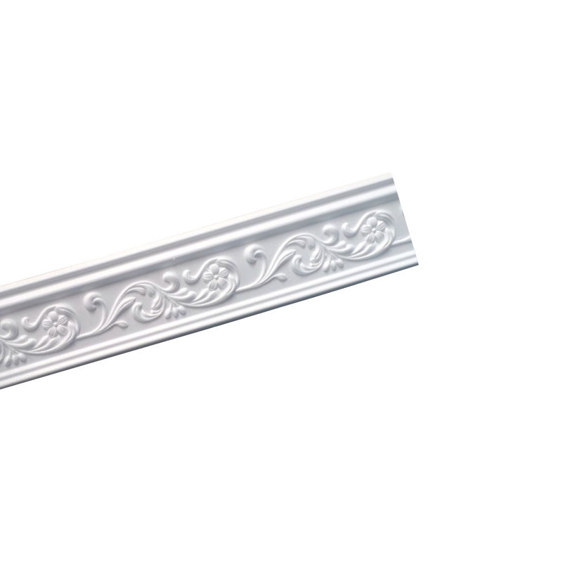 Floral White Styrofoam Crown Molding Set of 28