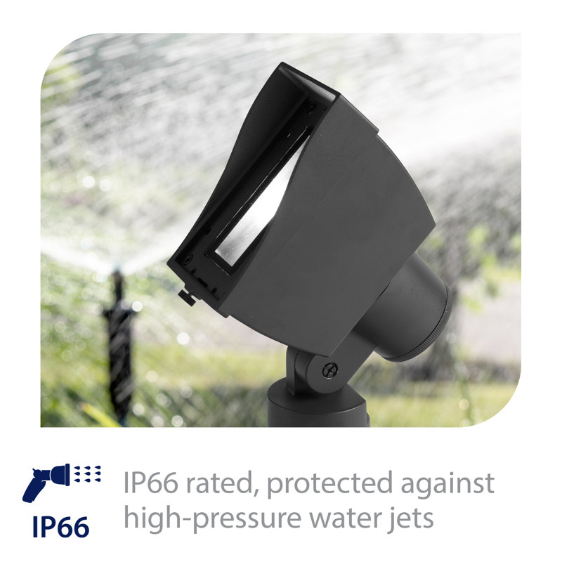 LED Flood Light, Black, 3000K