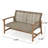 Natural + Grey With Wood Back And Seat Frame For A Relaxing Outdoor Experience-1733226085