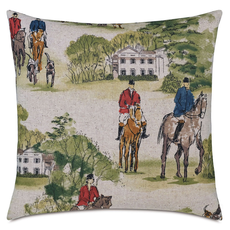 Bridle Crosby Decorative Pillow, Square 22"