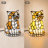 Cute Cat Tiffany-Style Stained Glass Table Lamp
