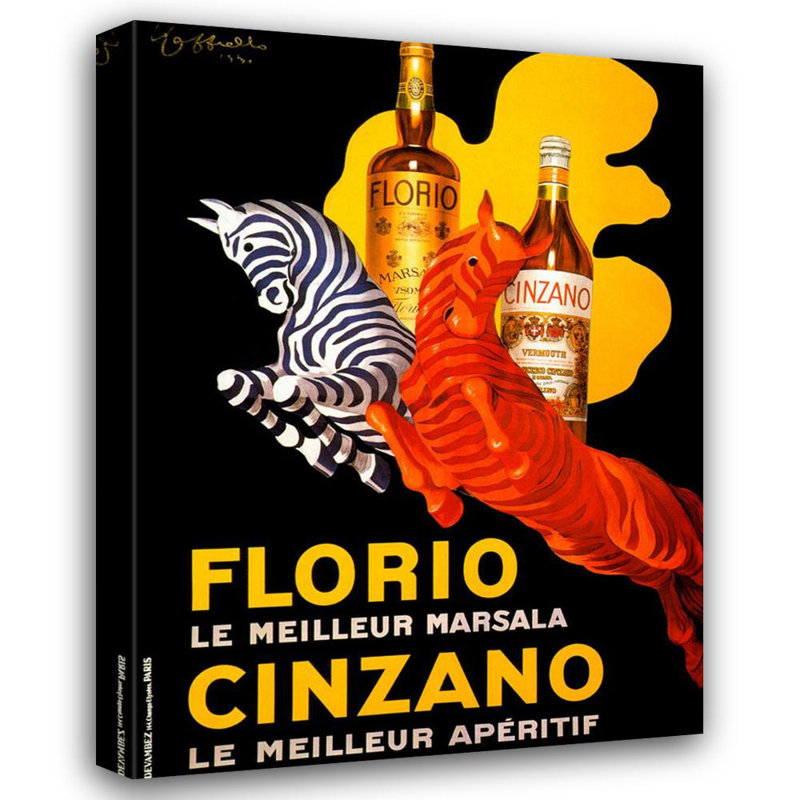 Florio e Cinzano, 1930, 24" H x 18" W