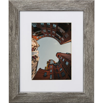 Inna Grey Matte Picture Frame with Mat