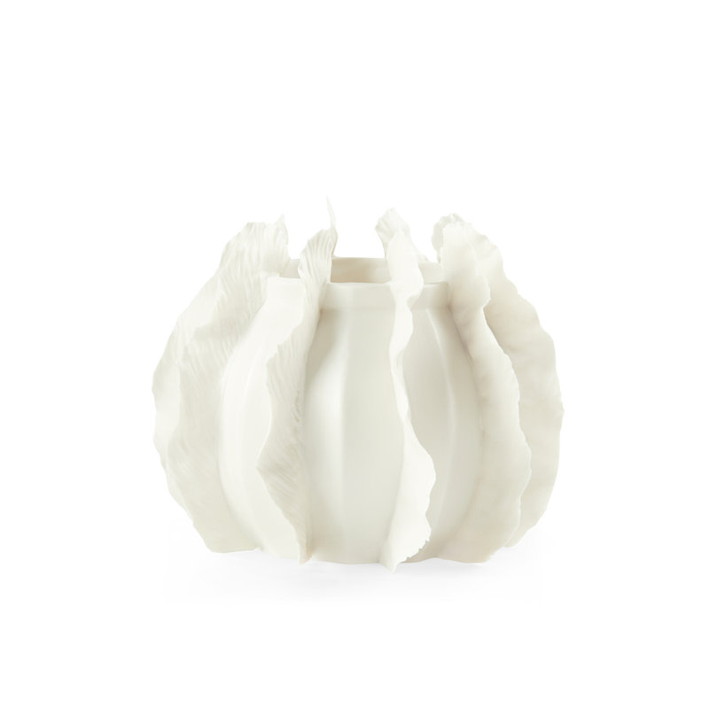 Blanc De Chine Handmade Porcelain Table Vase