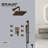 Bravat Square Shower Set with Thermostatic Mixer-68810749