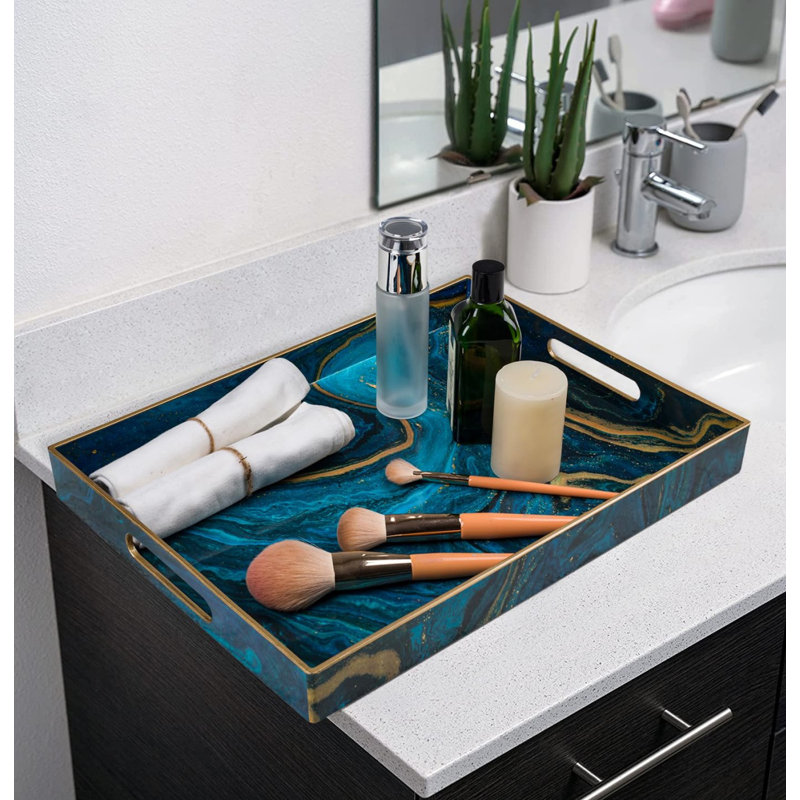 Plastic Marbling Tray with Handles