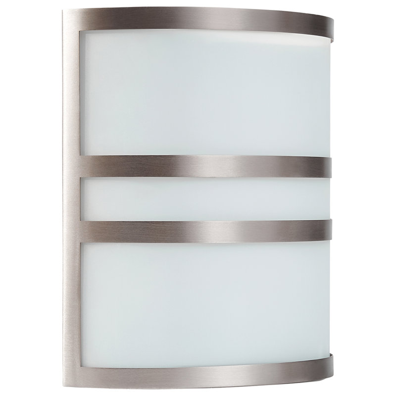 Rogowski Flush Mounted Sconce, Brushed Steel, SLL