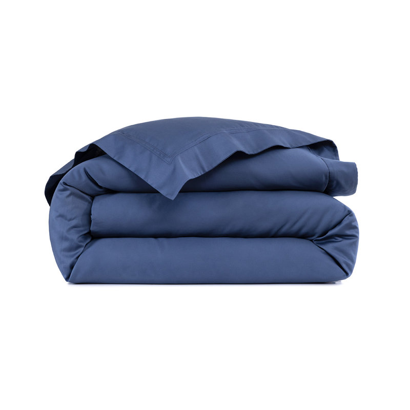 Triomphe 100% Cotton Duvet Cover, King Duvet Cover, Outremer