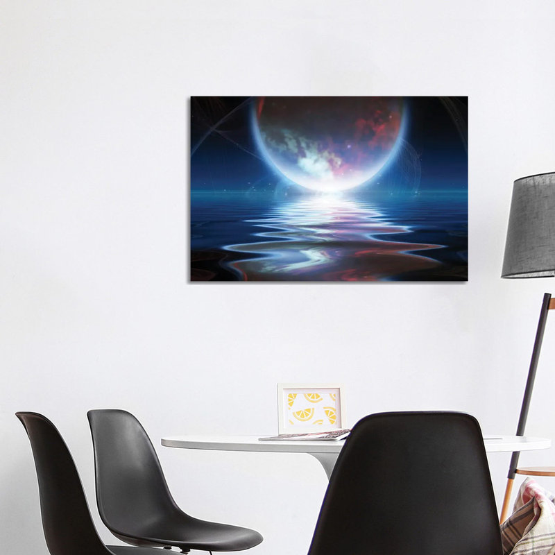 Exosolar Planet Rise by Bruce Rolff - Wrapped Canvas Print, 101.6 cm H x 66.04 cm W x 3.175 cm D