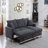 Reversible Sleeper Sectional Sofa With Storage Chaise