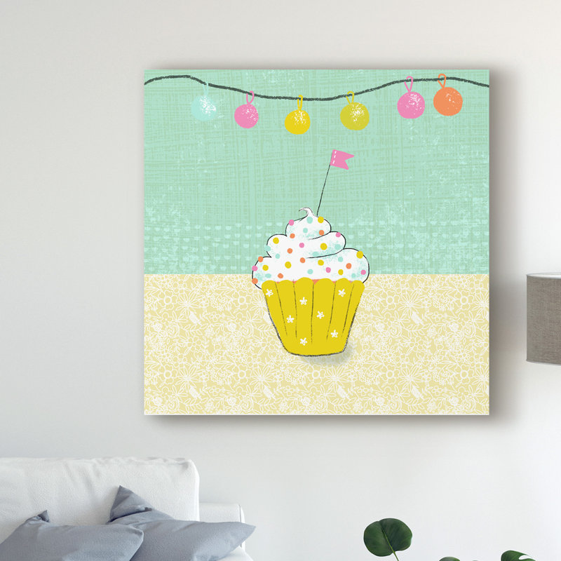 « rétro birthday iv », art sur toile, H 35 po x l 35 po x P 2 po