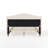 Martha Stewart Amelia Upholstered Platform Bed With Curved Headboard-97967494-97967493