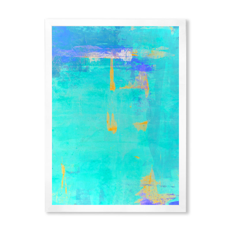 Art moderne gris et bleu II 2FDP47770, H 32 po x l 16 po x P 1 po, Blanc