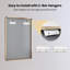 Miroir de salle de bain simple et moderne avec cadre en aluminium-365759936-365759937