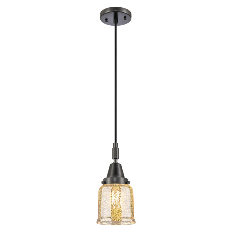 Downtown Urban - Caden Almitra - Mini-luminaire suspendu à cordon 1 lumière - Abat-jour, H 131,88 po x l 5 po x P 5 po