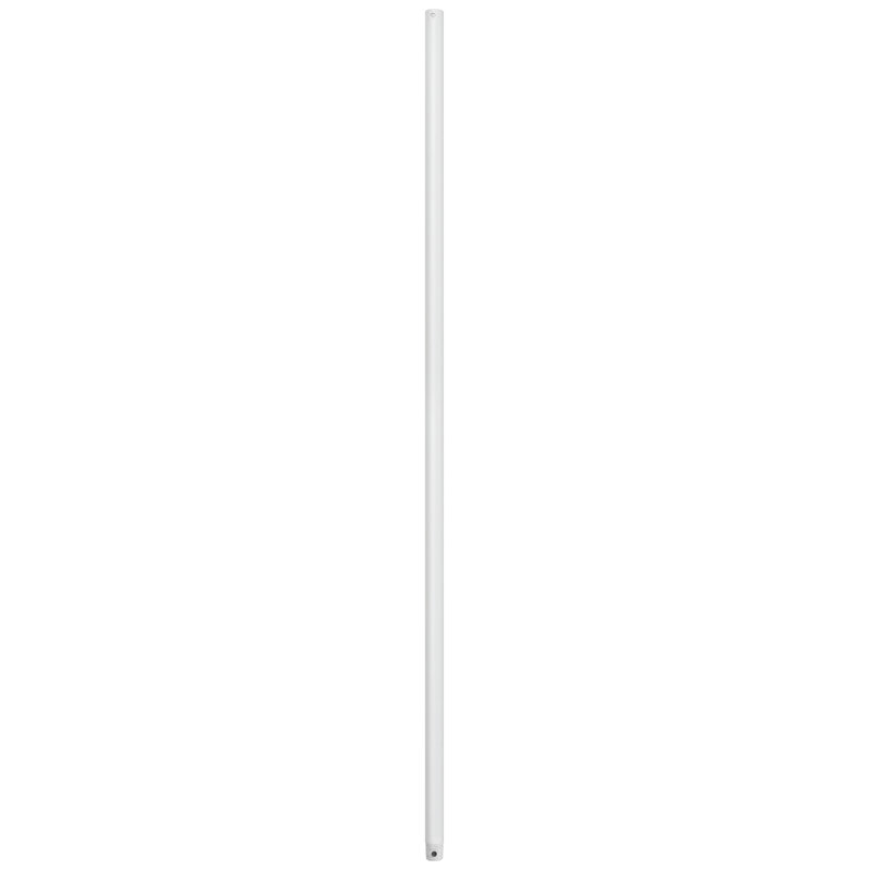 Tige de ventilateur de plafond, Blanc mat, H 48 po x l 1 po x P 1 po