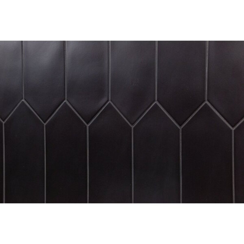 Aliante 4X12 Porcelain Tile, Black