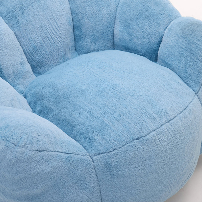 Canapé à compression pour adultes avec anneau à tirer Lotus, Blue