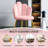 Latara Velvet Vanity Makeup Chair-58917075