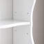 8-layer Adjustable Ultra-thin Bookshelf With Wavy Border – Detachable Upper & Lower Cabinets, 3-level Shelves, High Narrow Design For Home Office Display & Multi-functional Storage