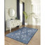 Tapis d'intérieur / extérieur bleu marine Kaed-1220131804