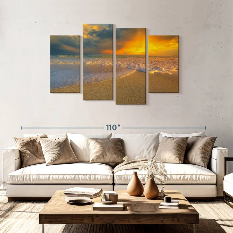 Gillard Varadero Gillard coucher de soleil, H 48 po x l 75 po