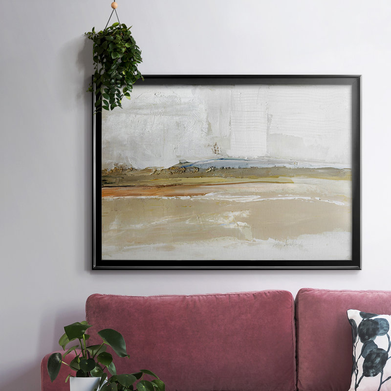 Golden Hour, toile tendue avec châssis encadré, H 26 po x l 38 po x P 1,5 po, Noir