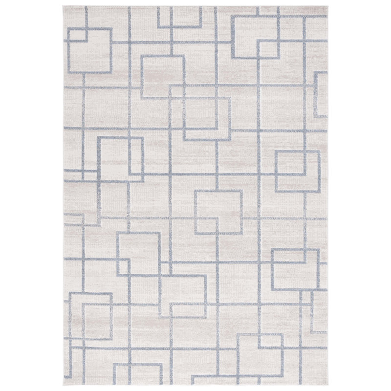 Blair Washable Performance Machine Washable Geometric Rug, Rectangle 4' x 6'