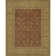 Angora Wool Oriental Area Rug in Brown/Rush/Light Green