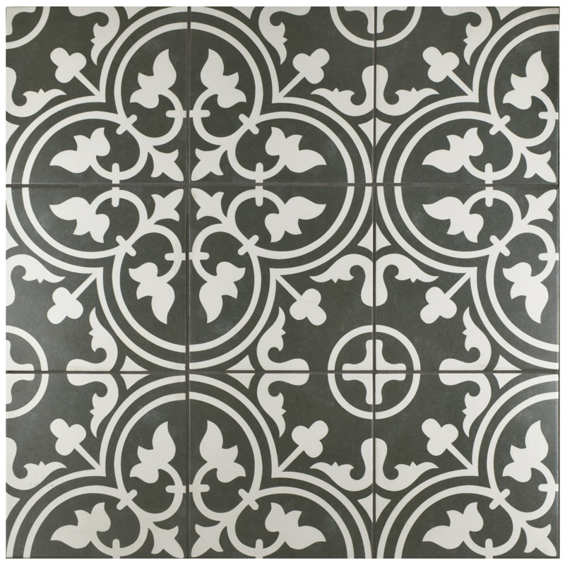 Arte 10" x 10" Porcelain Patterned Wall & Floor Tile