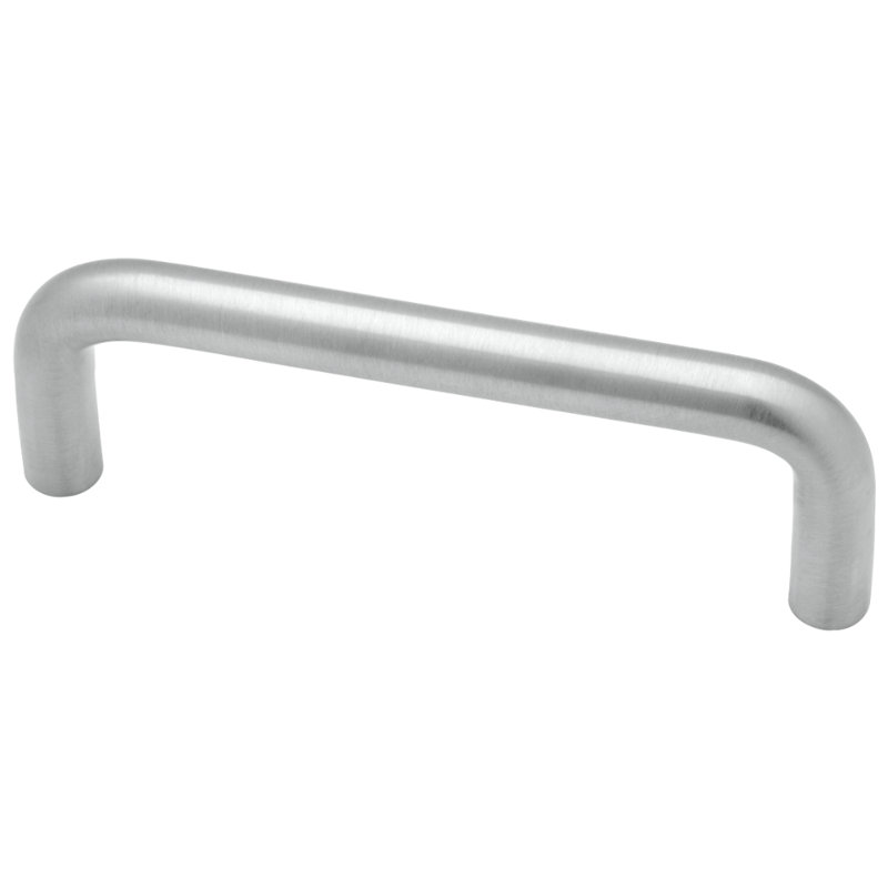 Poignée barre 3 3/4 po Builders Programme, Chrome satiné, 3.75"