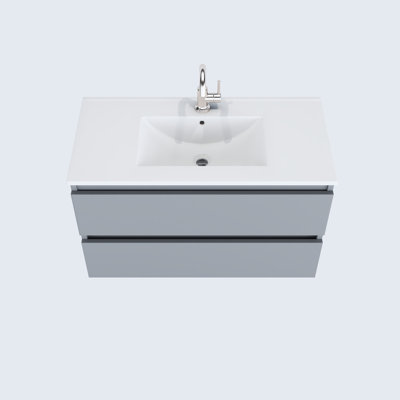 Salt 36'' Single Bathroom Vanity with Ceramic Top