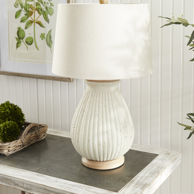 Lampe de table blanche 20 po Ainsley