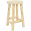 Tabouret de bar rond rond sans dossier