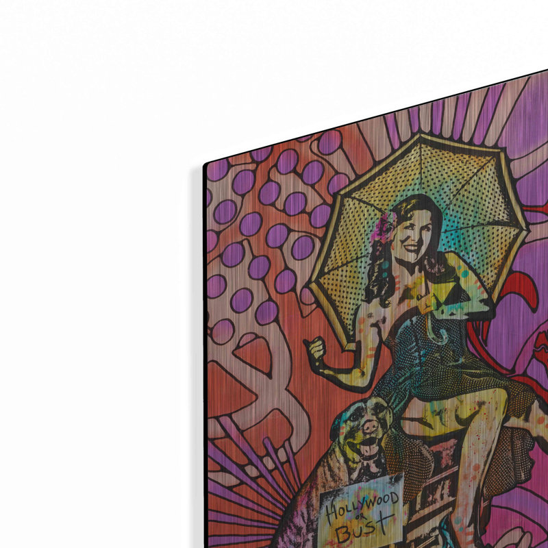 Lark Manor ™ «Pinup for Pitbulls» par Dean Russo, art mural en métal, H 16 po x l 12 po