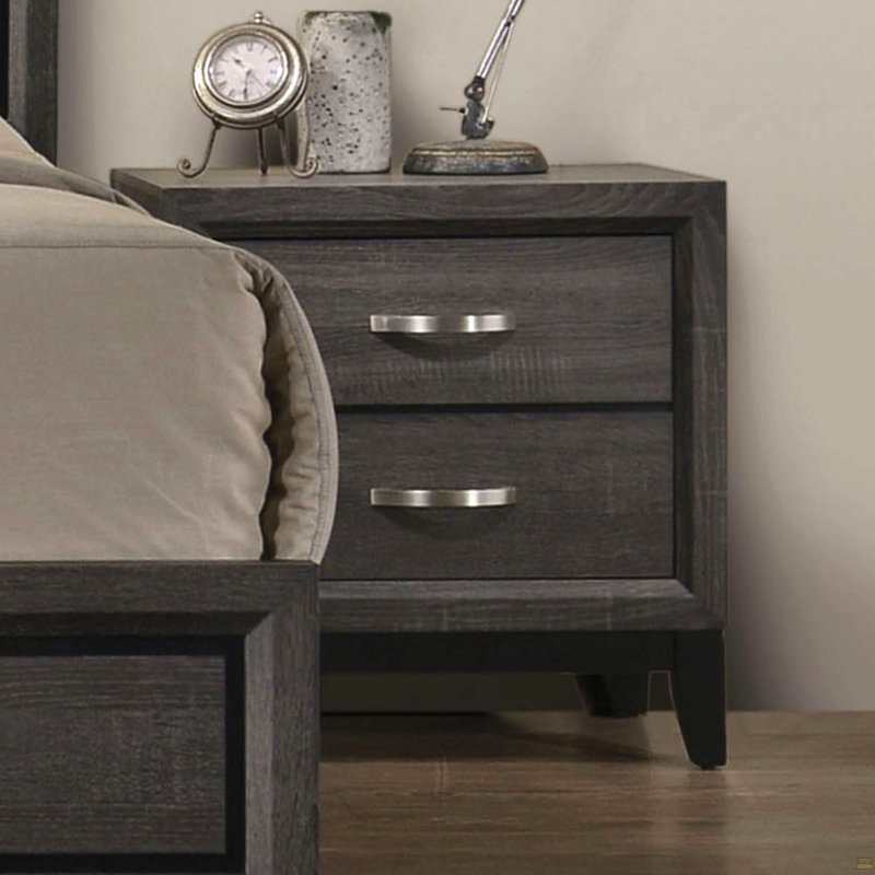 Table de chevet 1Pc, Gris