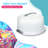Cake Carrier Storage Container With Lid & Locking Handles For 12 Inch Layer Cake White Dome For Transporting Cakes & Desserts