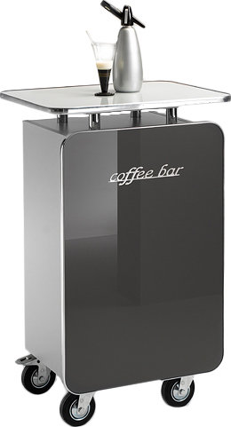 Yasmine 65cm Home Bar, Graphite