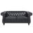 Arshi Faux Leather 67'' Reception Loveseat-788076417