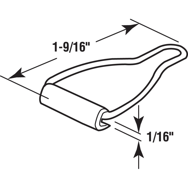 Loquet de sûreté Prime-Line pour cannelures, aluminium