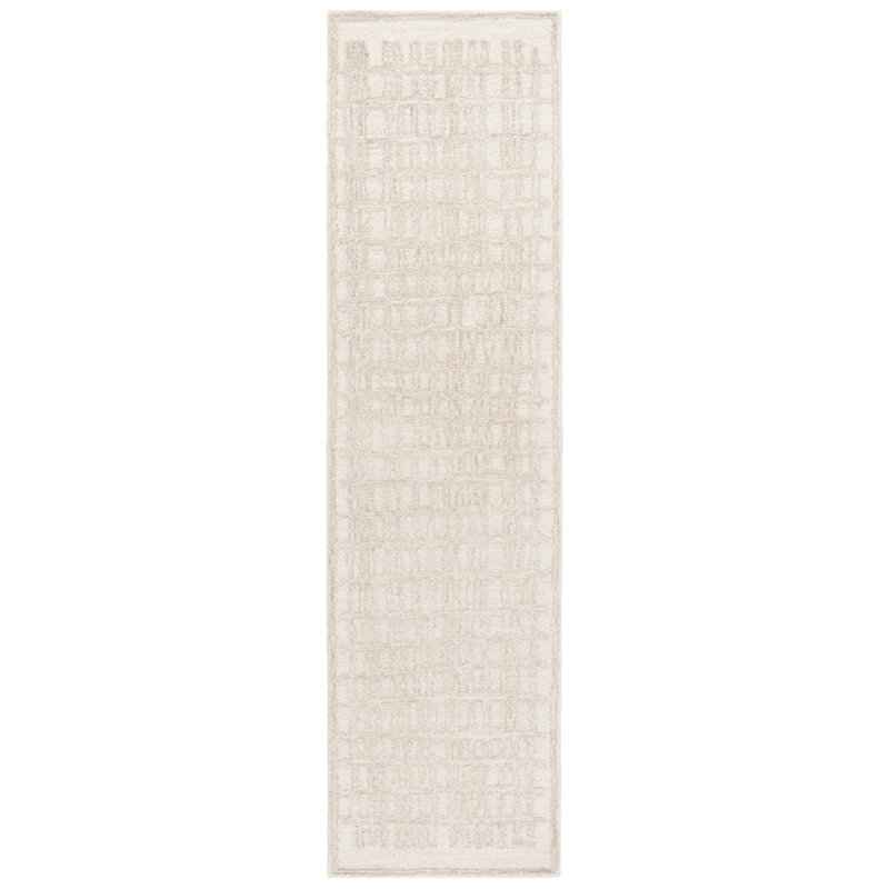 Tapis ivoire / beige Narragansett 219, Tapis de couloir 2 pi 3 po x 9 pi