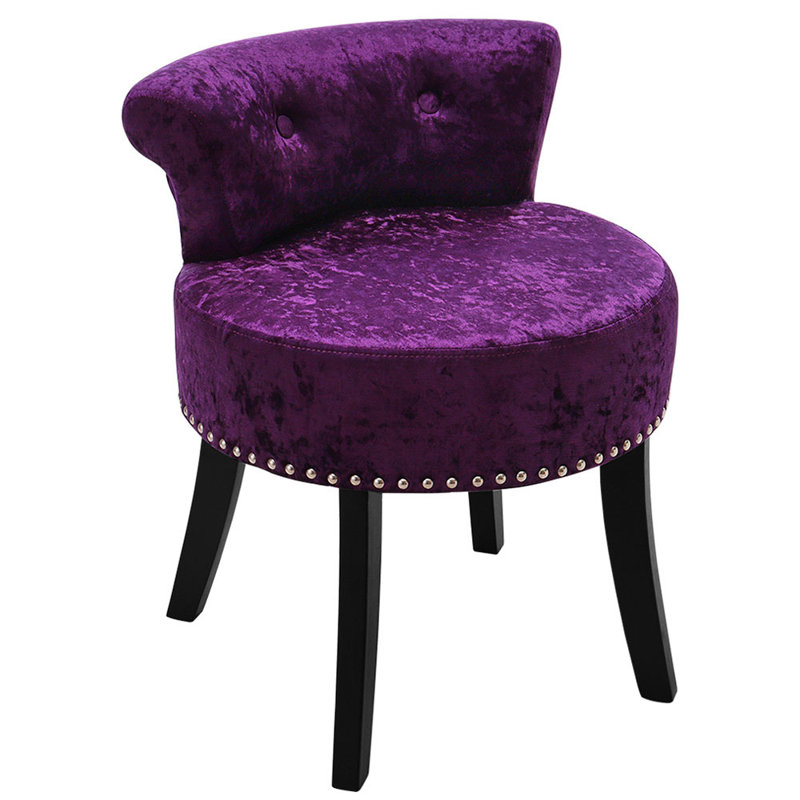 Solid + Manufactured Wood Accent Stool
