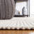 Marbella Hand Woven Wool With Cotton Cloth Backing Striped Rug-78163606
