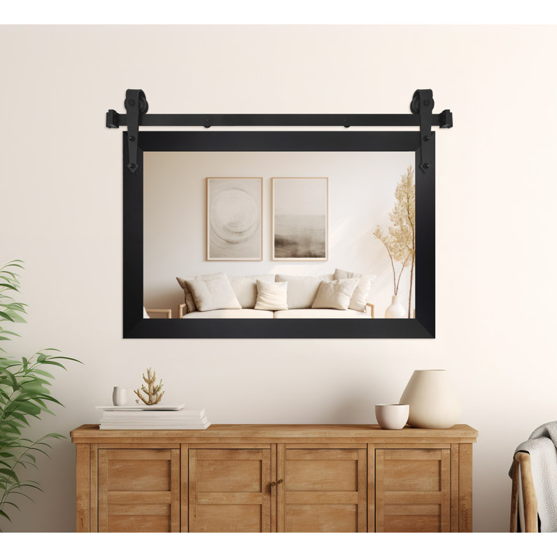 Miroir Masaichi, 24 po x 33 po, Noir