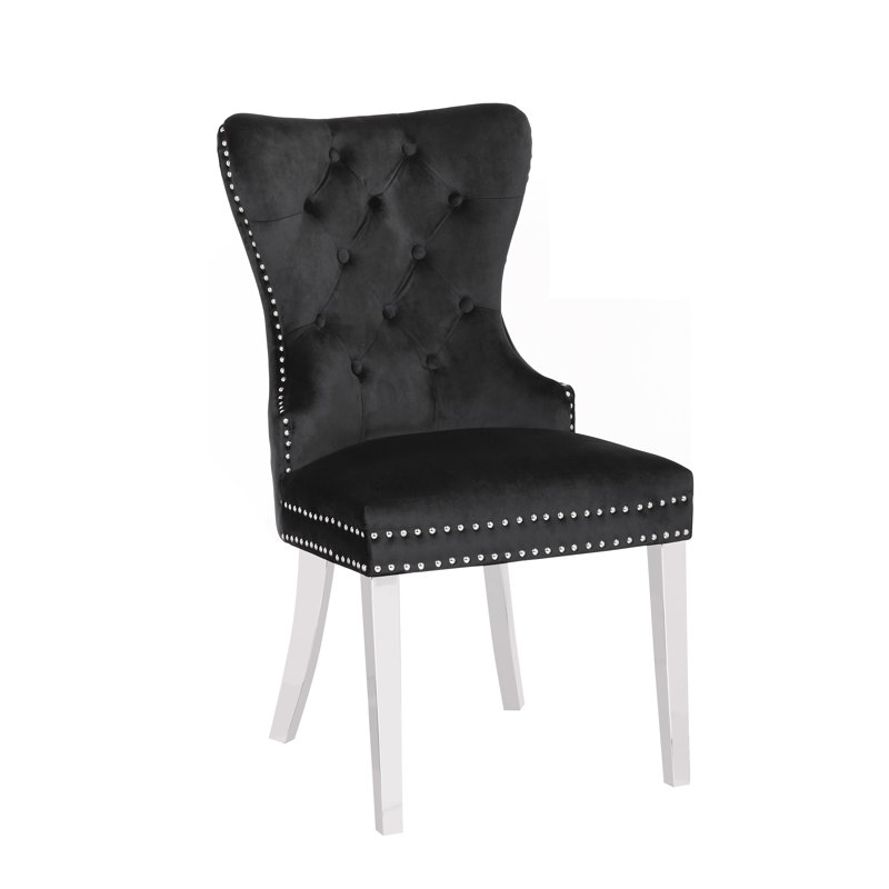 Chaise parsons Ashlee, Noir