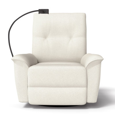 270° Power Swivel Rocker Recliner Chair W/ Phone Holder