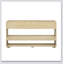 Console de vestibule rétro avec tiroirs et tablettes, bois naturel délavé pour un rangement et une présentation élégants-1269655621