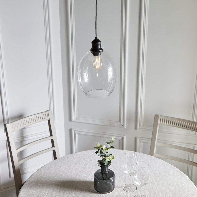 1 - Light Matt Black Paint Pendant