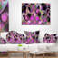 Motif fractal avec tourbillons - Coussin décoratif imprimé abstrait-89152176-89152172-89152168